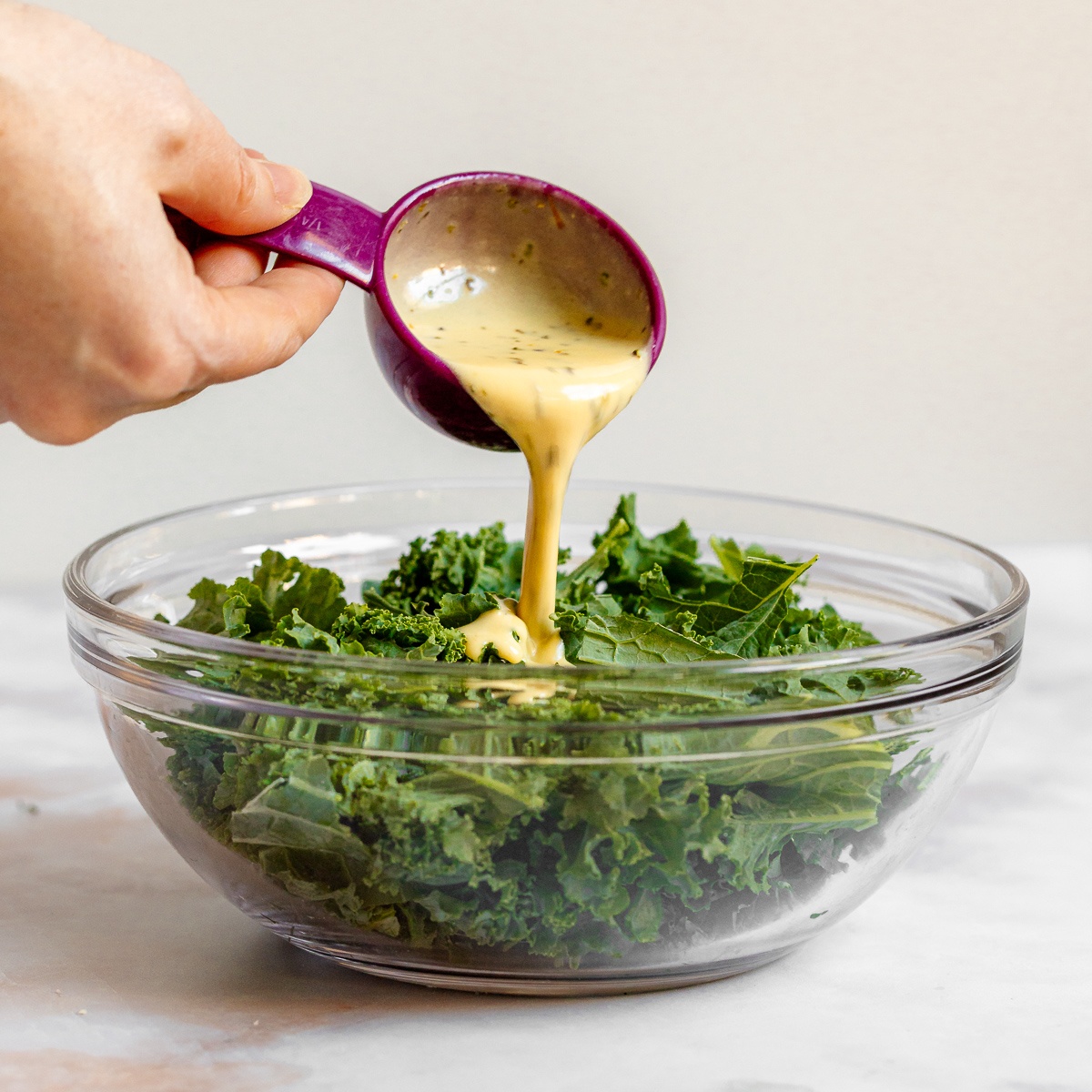 Small Batch Kale Dressing: Fresh Flavor, Zero Waste Recipe